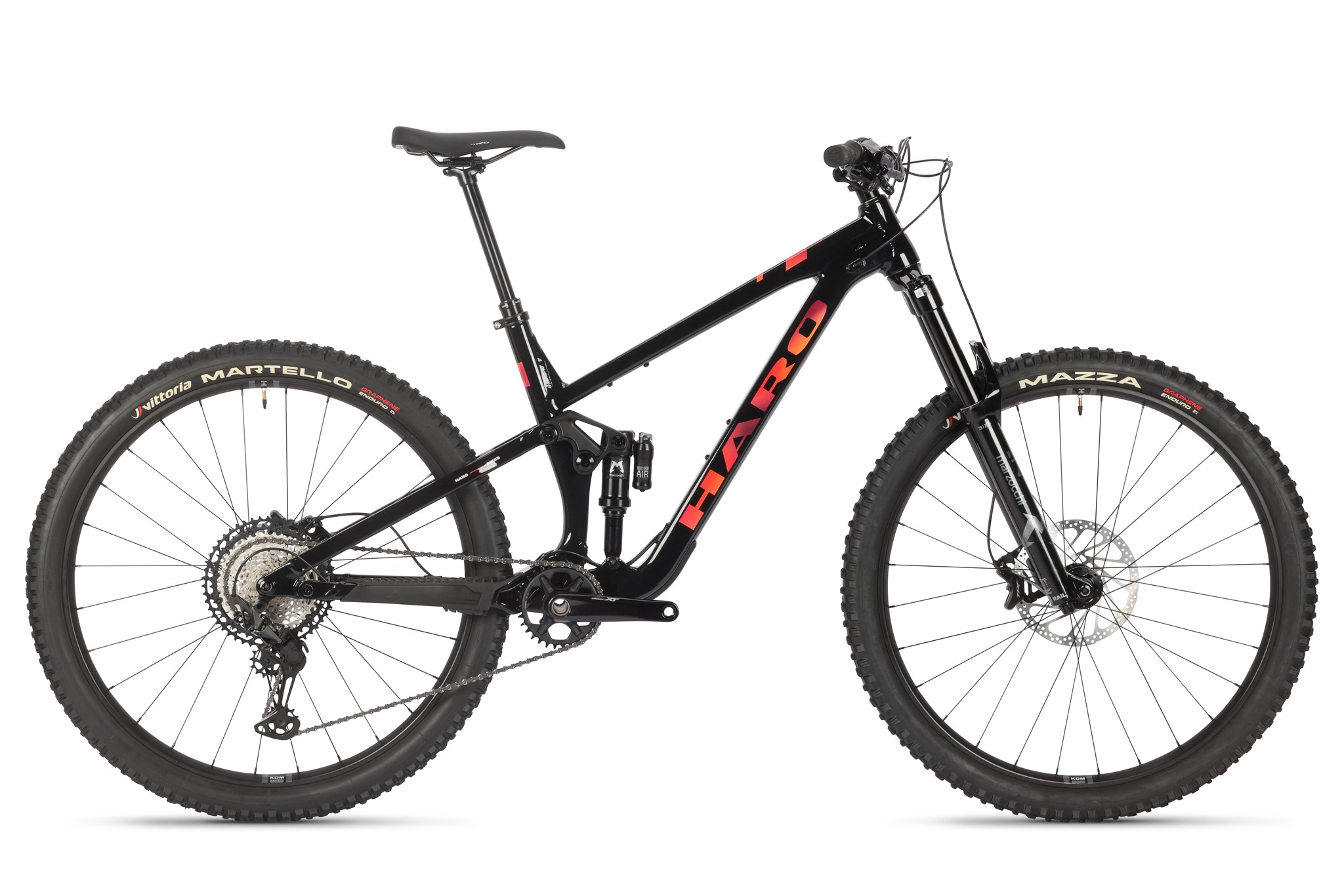 Picture of Haro Daley Alloy 1 All Mountain Bike - Black/Amber